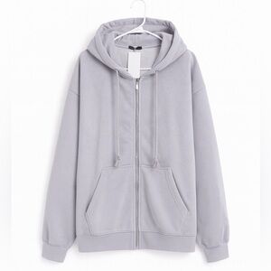 NWT Brandy Melville Women's Blue and Purple Sweatshirt  Hoodie size Large/Xlarge